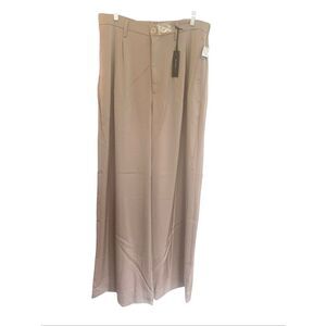 Dictionary Women’s Satin Wide legs Sz XL NWT